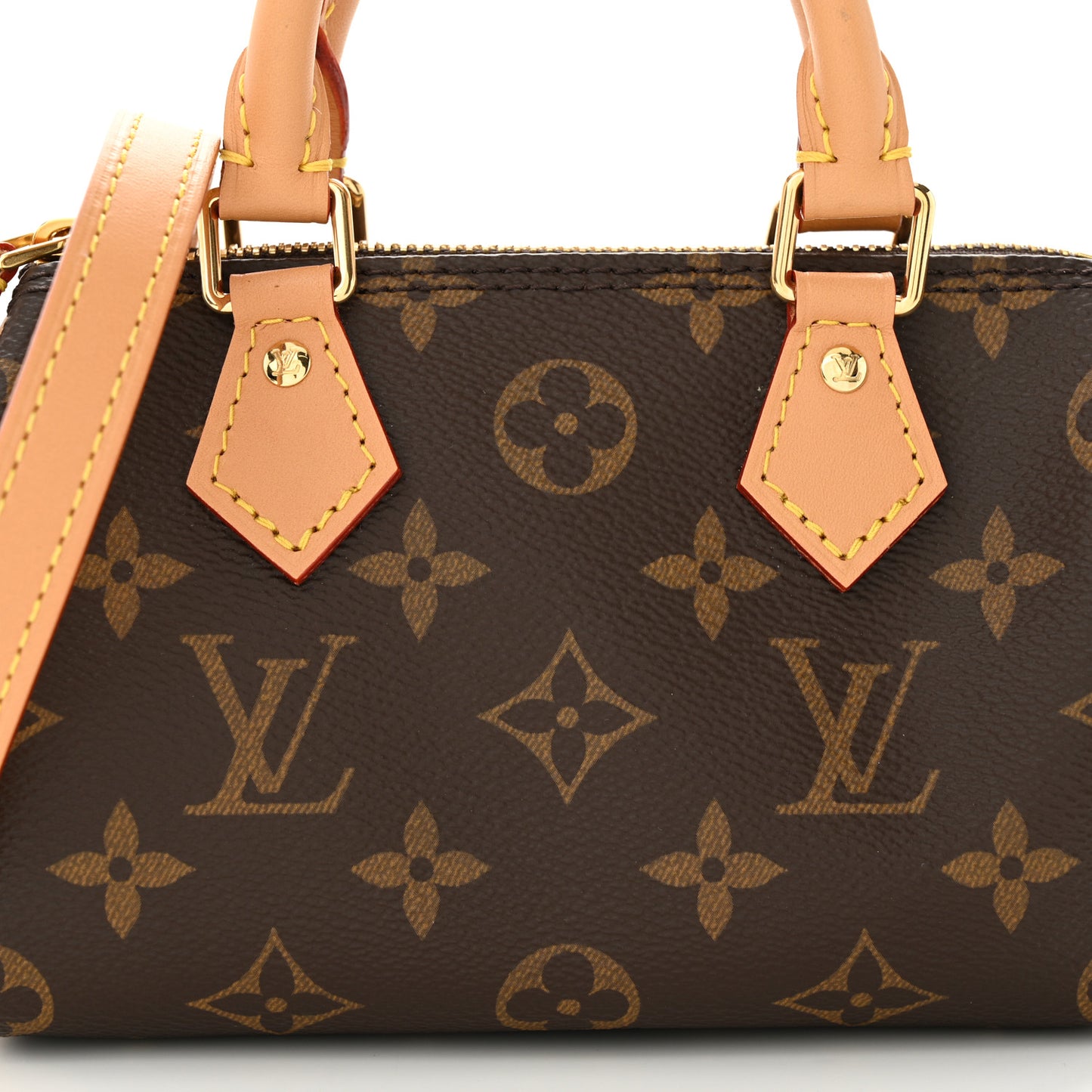 LOUIS VUITTON Monogram Nano Speedy Bandouliere