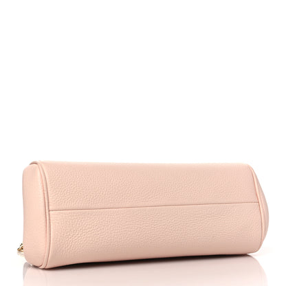 Salvatore Ferragamo Calfskin Small Gancini Crossbody Pink Lemonade 4 of 11