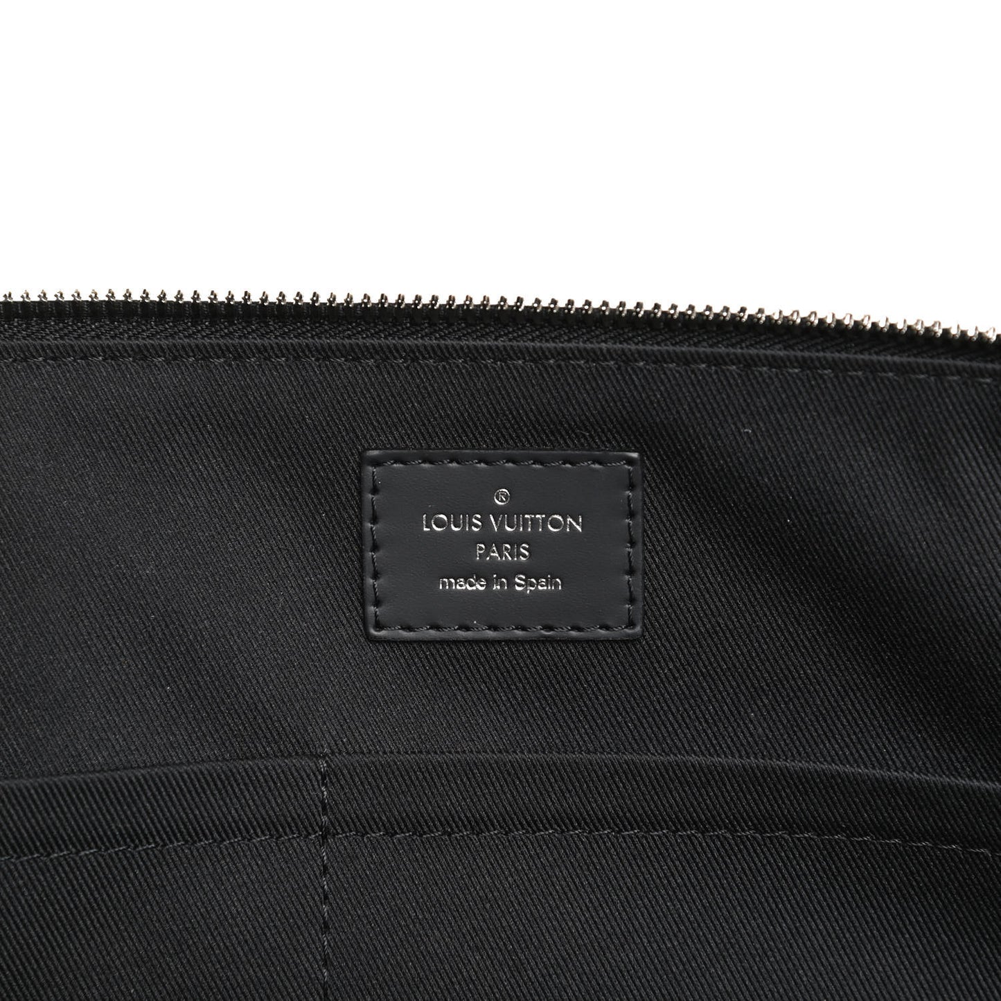 Damier Graphite Porte-Documents Jour