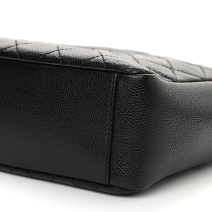 Chanel Caviar Quilted Petit Shopping Tote PST Black 10 of 10