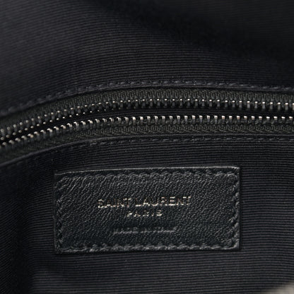 Saint Laurent Crinkled Calfskin Matelasse Monogram Niki Body Bag Black 5 of 10