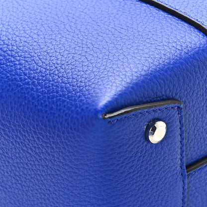 Salvatore Ferragamo Grained Calfskin Mini Gancino Bucket Bag Bluette 9 of 10