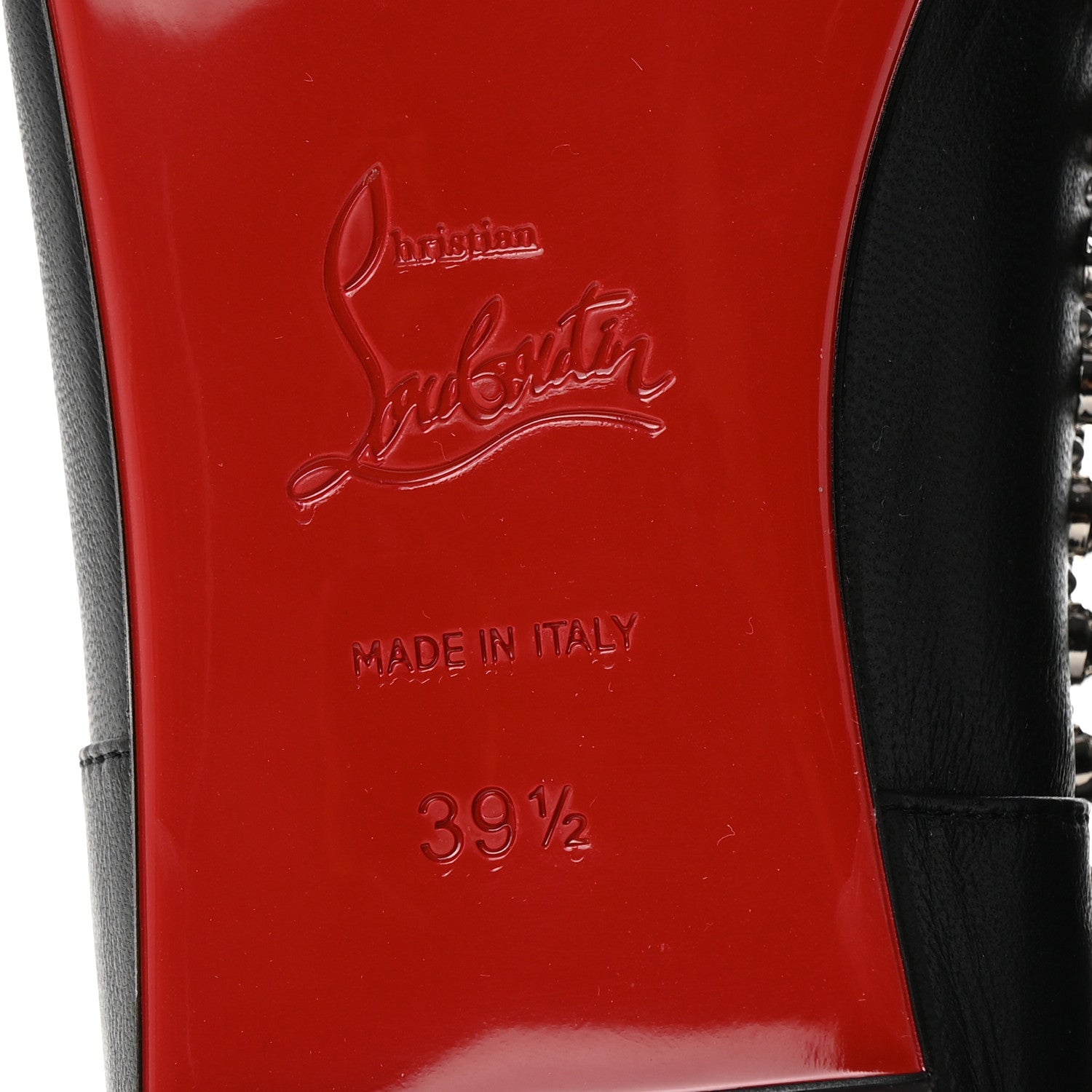 Christian Louboutin Nappa Studded Mamadrague Flats 39.5 Black 8 of 9