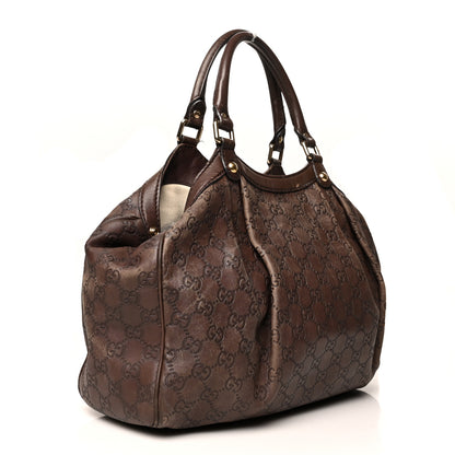 Gucci Guccissima Medium Sukey Tote Brown 5 of 33
