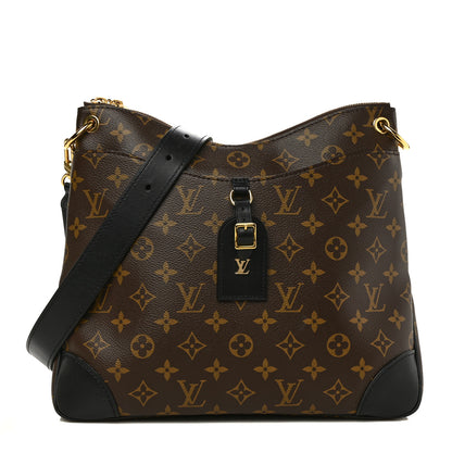 Louis Vuitton Monogram Odeon MM Black 1 of 10