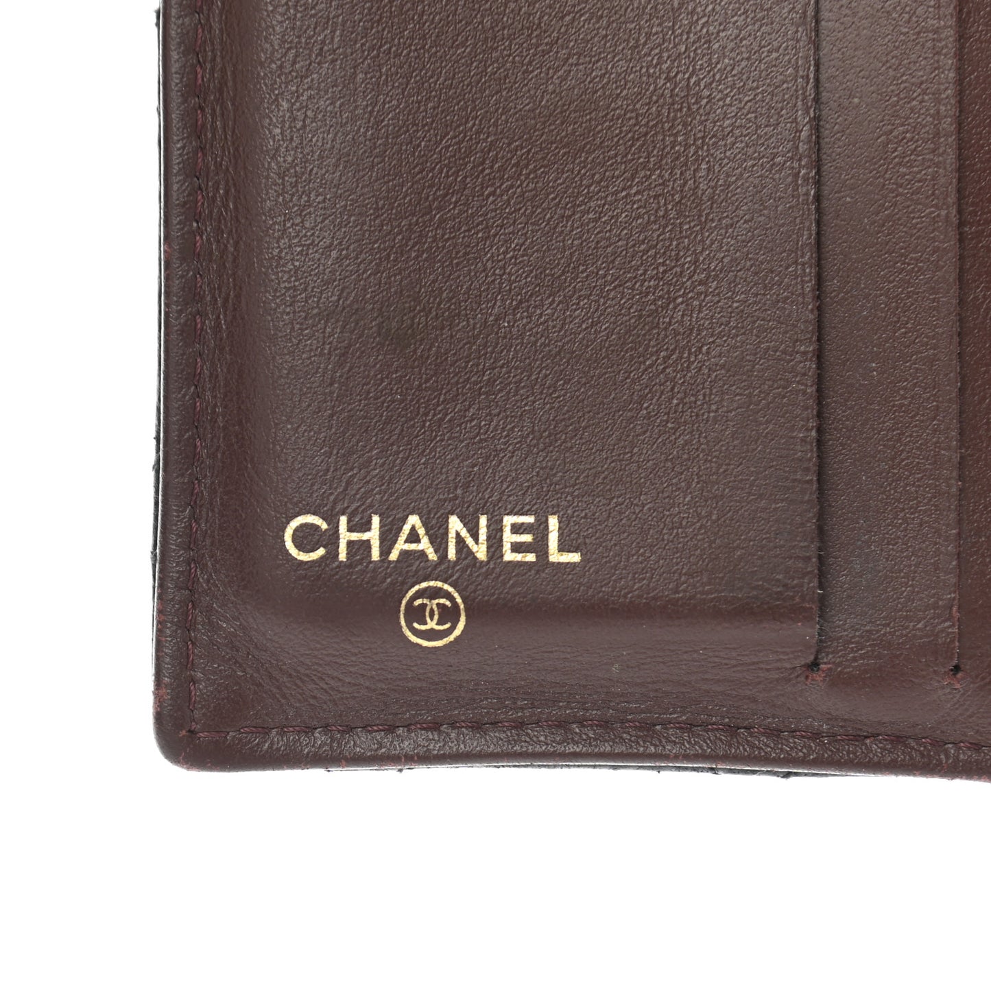 Caviar Quilted Card Holder Wallet Black