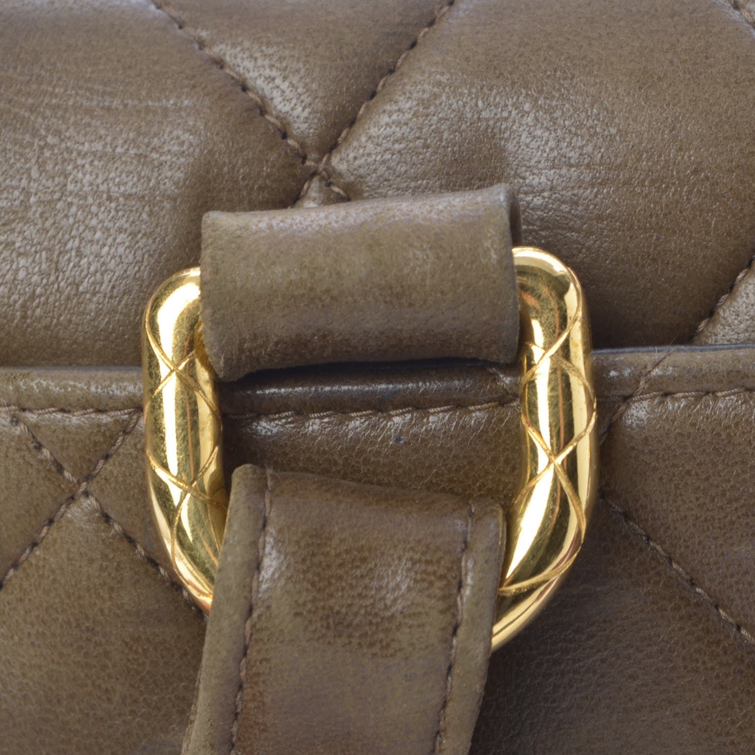 Chanel Lambskin Quilted Flap Shoulder Bag Green 13 of 19