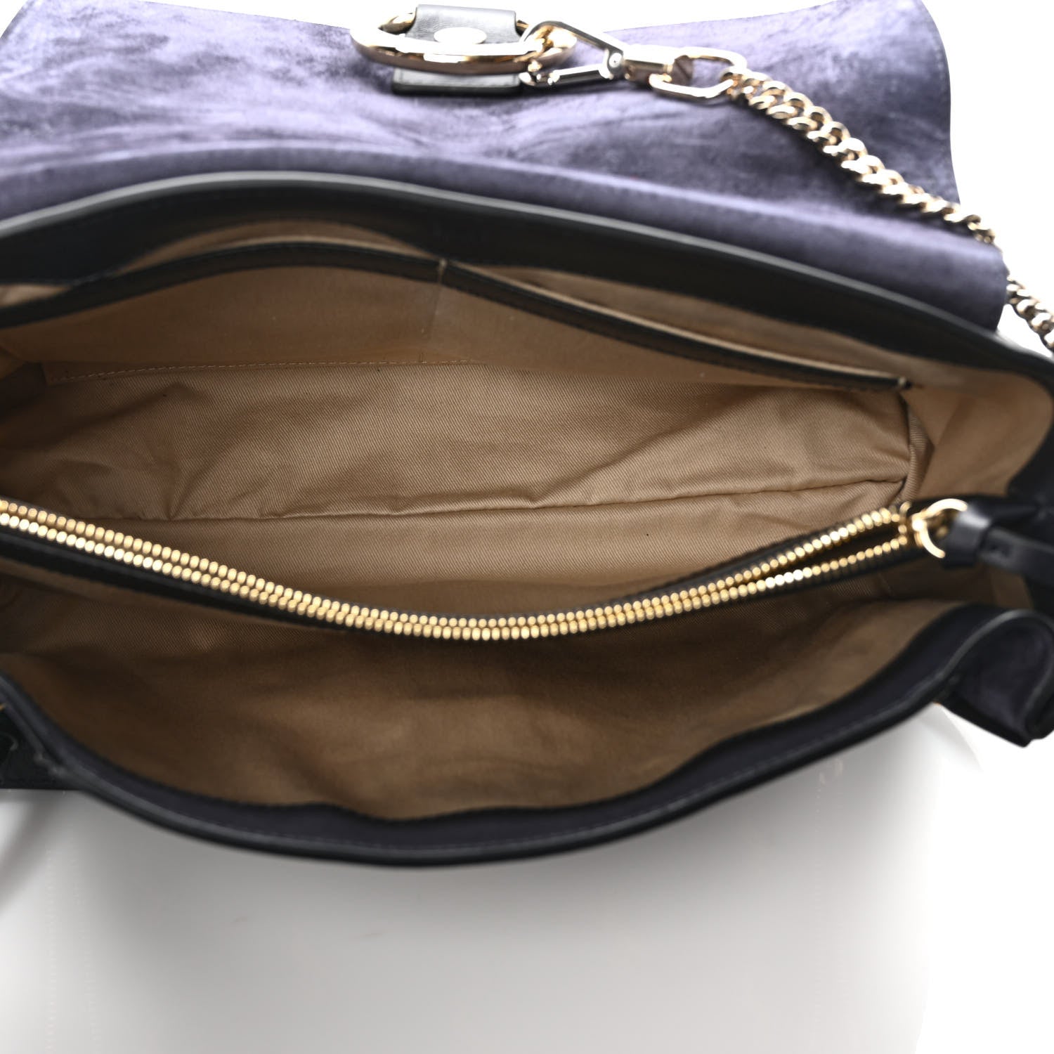 Chloe Smooth Calfskin Little Horses Embroidered Medium Faye Day Shoulder Bag Full Blue 5 of 9