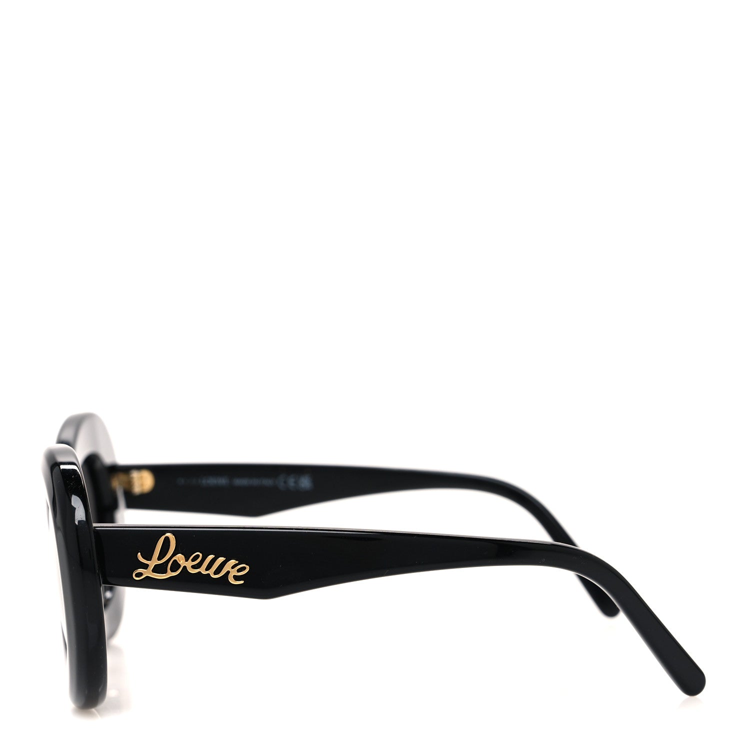Loewe Acetate Curvy Round Sunglasses LW40112I Black 3 of 7