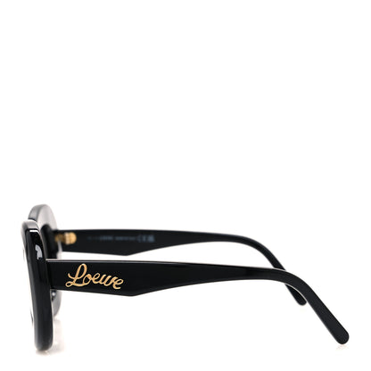 Loewe Acetate Curvy Round Sunglasses LW40112I Black 3 of 7