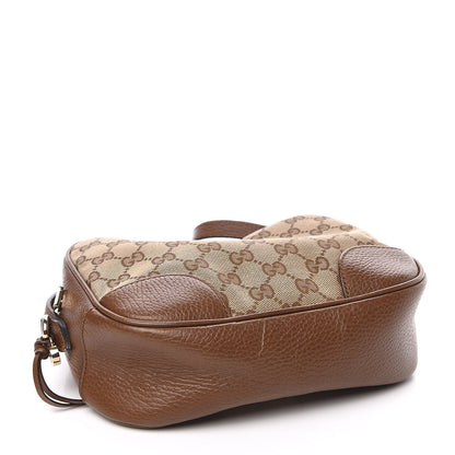 Gucci Monogram Mini Bree Messenger Bag Beige Tabacco 4 of 10