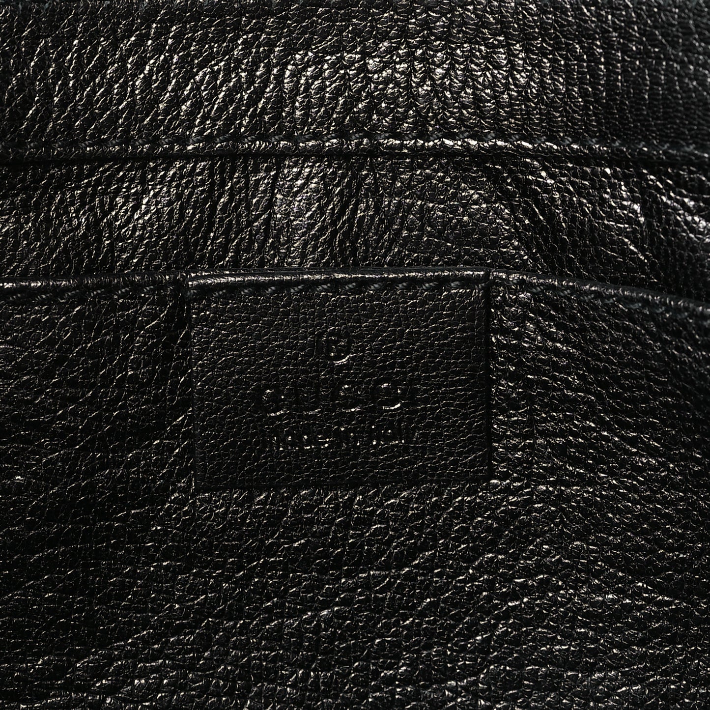 Snakeskin Studded Horsebit Chain Clutch Black