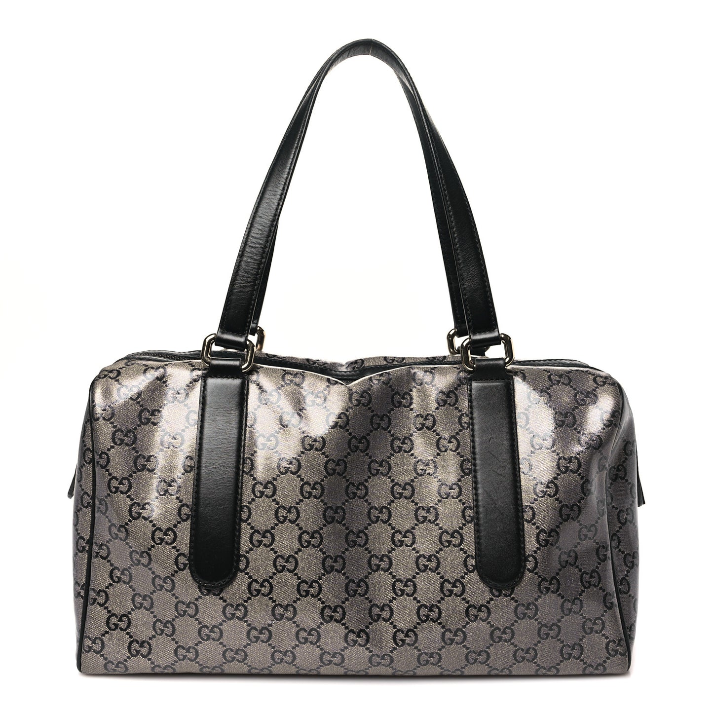 Crystal Monogram Boston Black