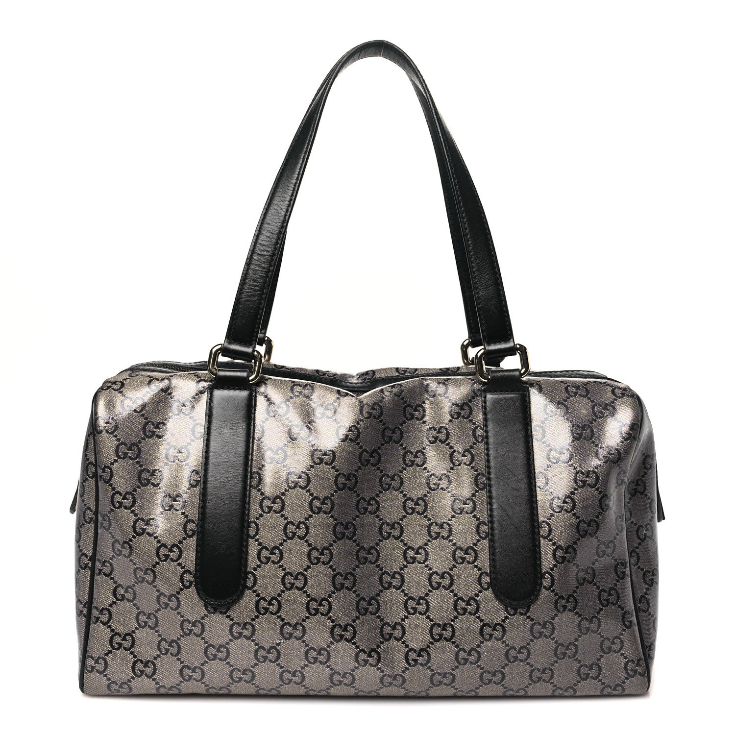 Gucci Crystal Monogram Boston Black 1 of 11
