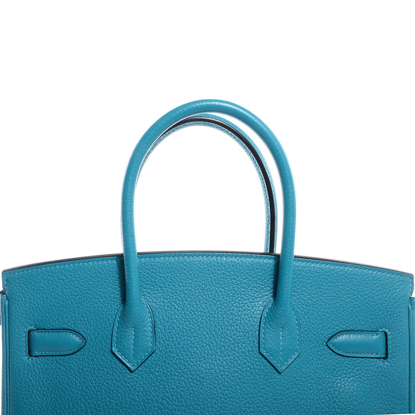 Taurillon Clemence Birkin 30 Turquoise
