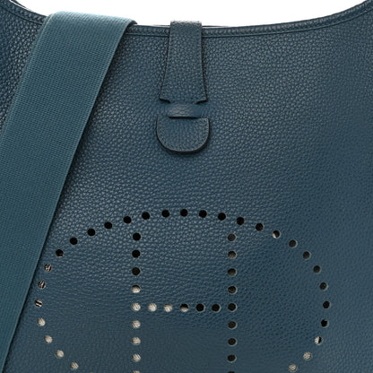 Hermes Taurillon Clemence Evelyne III PM Colvert 7 of 9