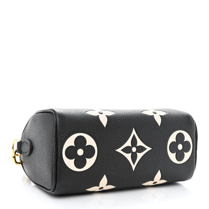 Louis Vuitton Empreinte Monogram Giant Nano Speedy Black Beige 3 of 8