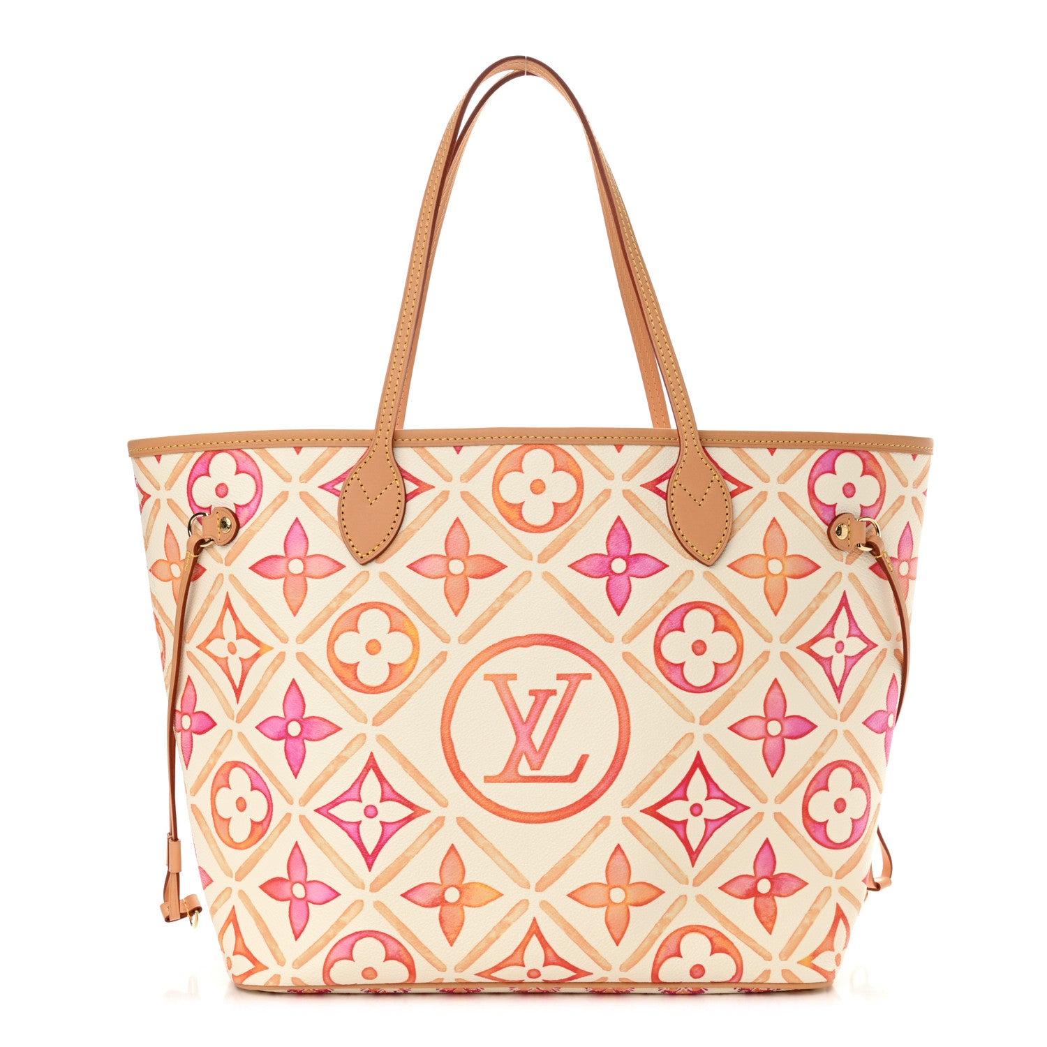 Louis Vuitton Monogram Giant By The Pool 2.0 Neverfull MM Coral 1 of 10