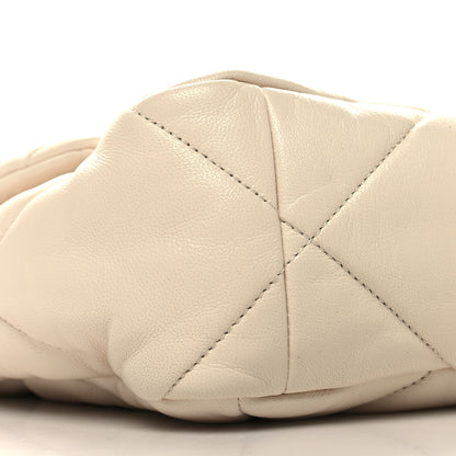 Chanel Lambskin Quilted Large Chanel 19 Flap Beige 9 of 11