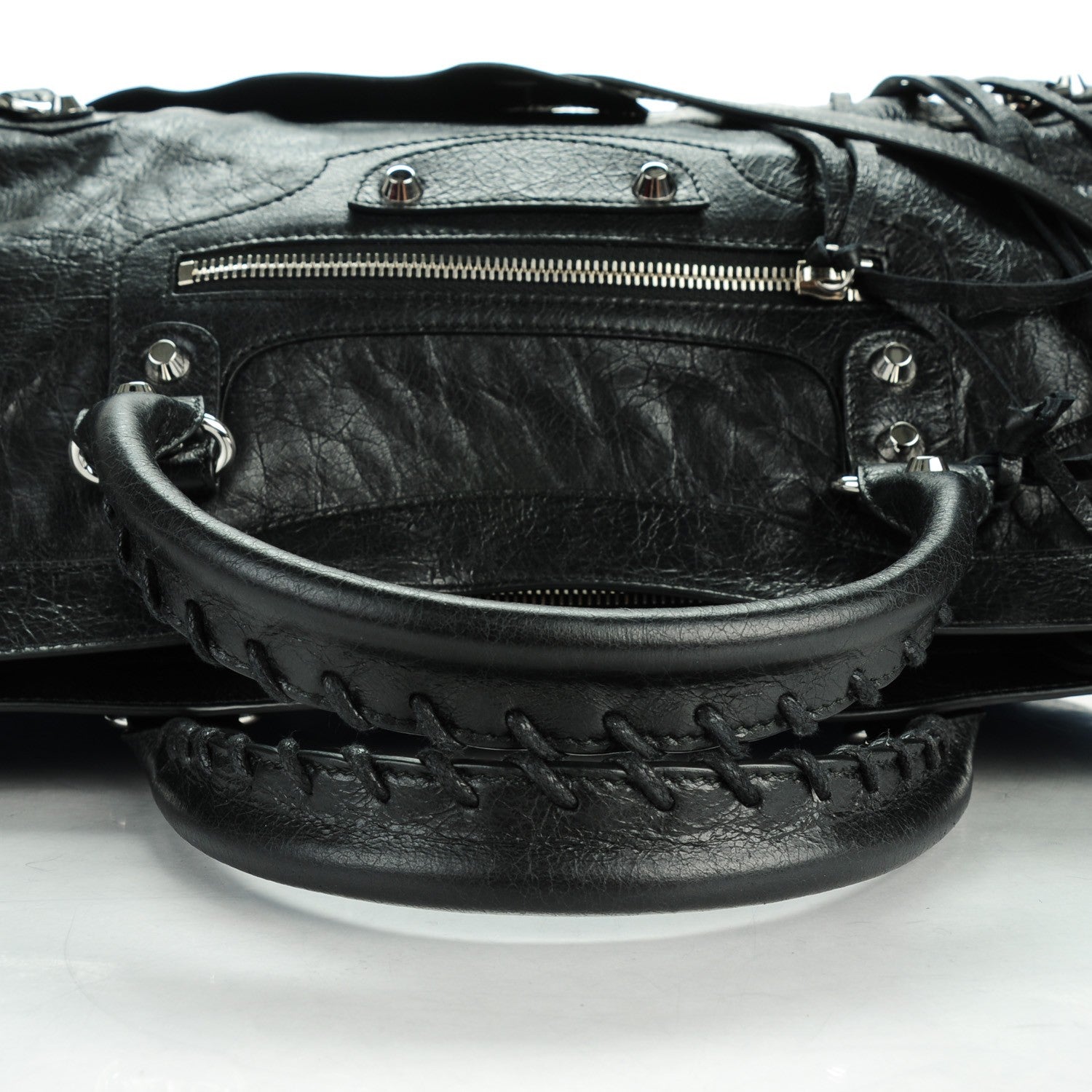 Balenciaga Agneau Classic Silver Hardware City Black 4 of 8