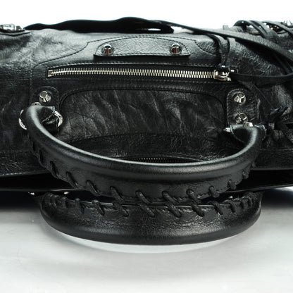 Balenciaga Agneau Classic Silver Hardware City Black 4 of 8