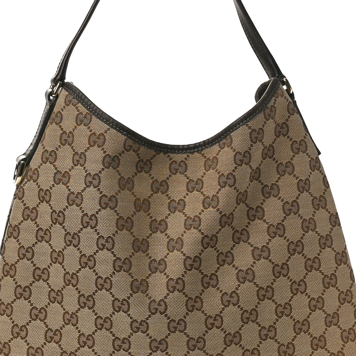Monogram Medium New Britt Hobo Dark Brown