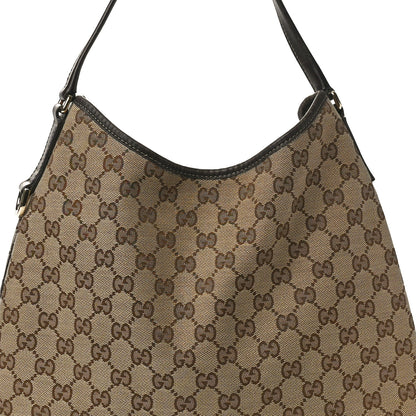 Gucci Monogram Medium New Britt Hobo Dark Brown 9 of 12