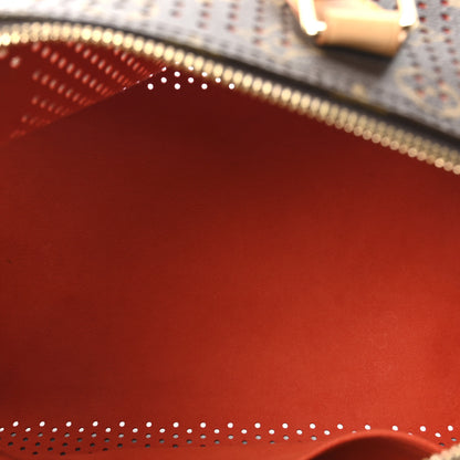 Louis Vuitton Monogram Perforated Speedy 30 Orange 5 of 9