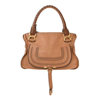 Chloe Calfskin Medium Marcie Satchel Light Tan 1 of 17