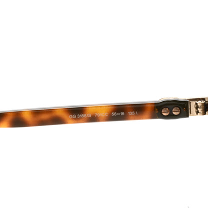 Gucci Acetate GG Web 3188/S Sunglasses Tortoise 5 of 8
