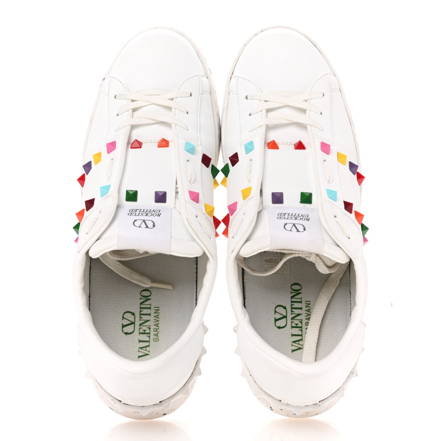 Valentino Garavani Vegan Leather Womens Rockstud Open for a Change