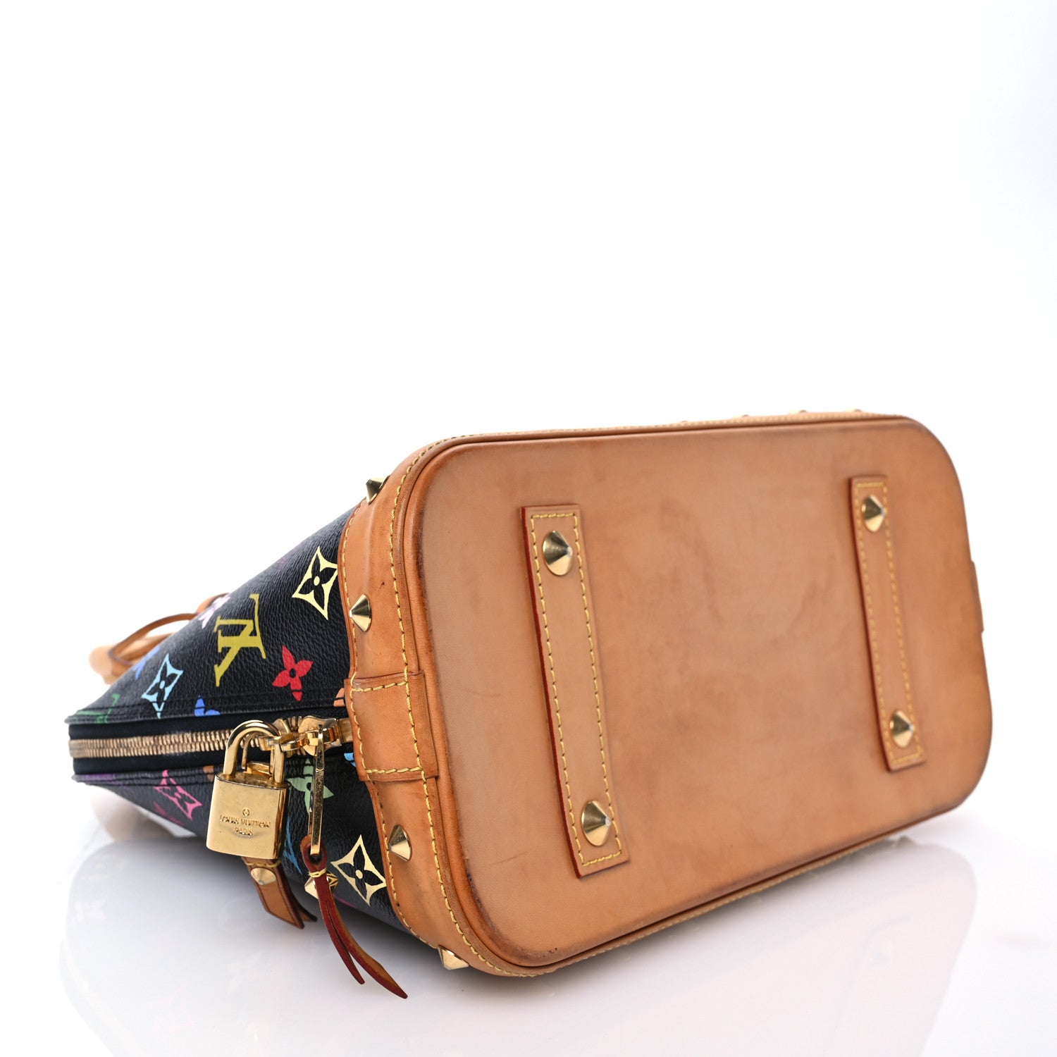 Louis Vuitton Monogram Multicolor Alma PM Black 4 of 18