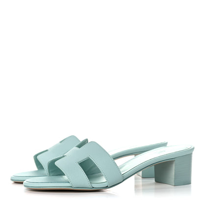 Hermes Epsom Oasis Sandals 36 Vert Embrun 3 of 11