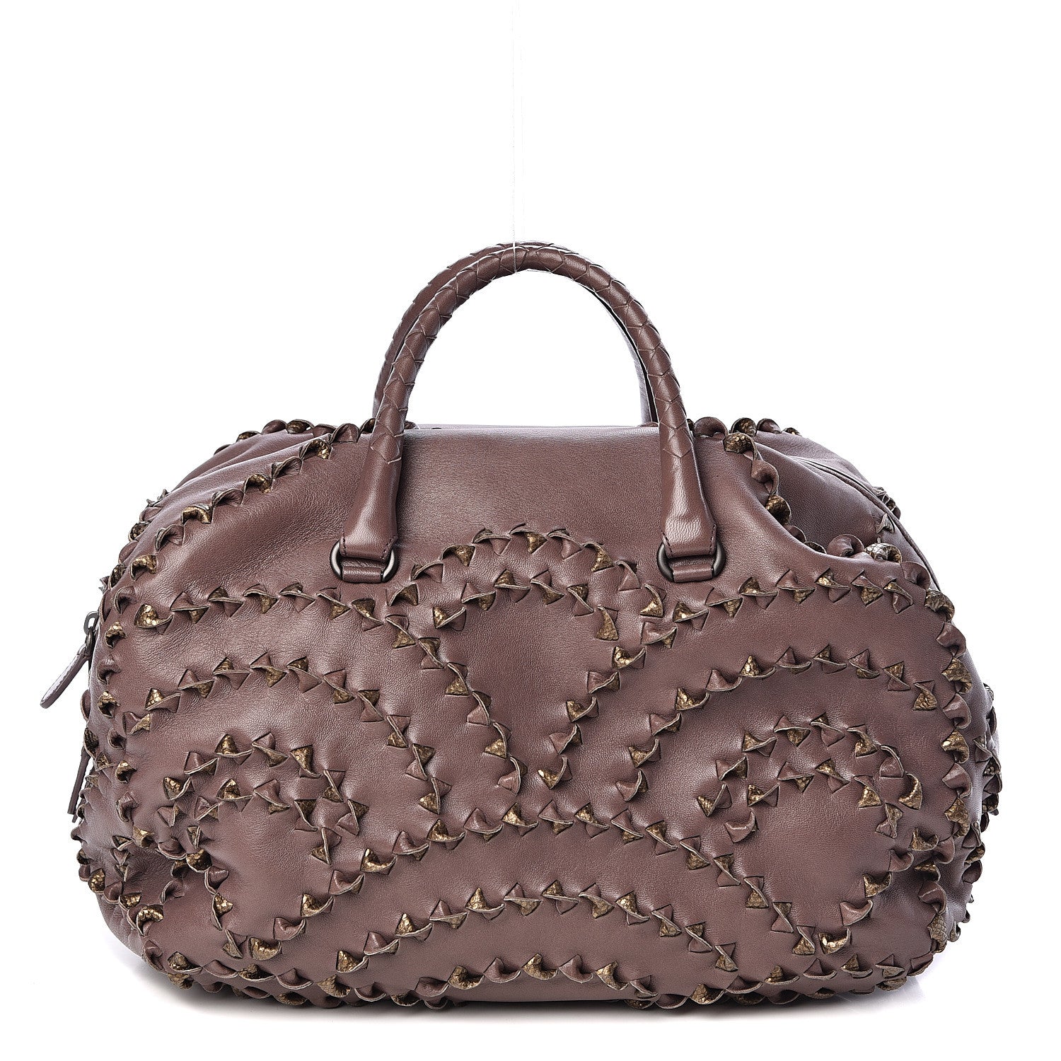 Bottega Veneta Nappa Karung Intrecciato San Marco Tote Lilac 1 of 9