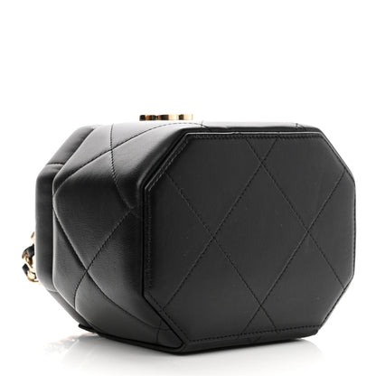 Chanel Lambskin Quilted Vendome Case Black 4 of 11