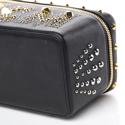 MCM Calfskin Studded Rockstar Vanity Case Black 11 of 13