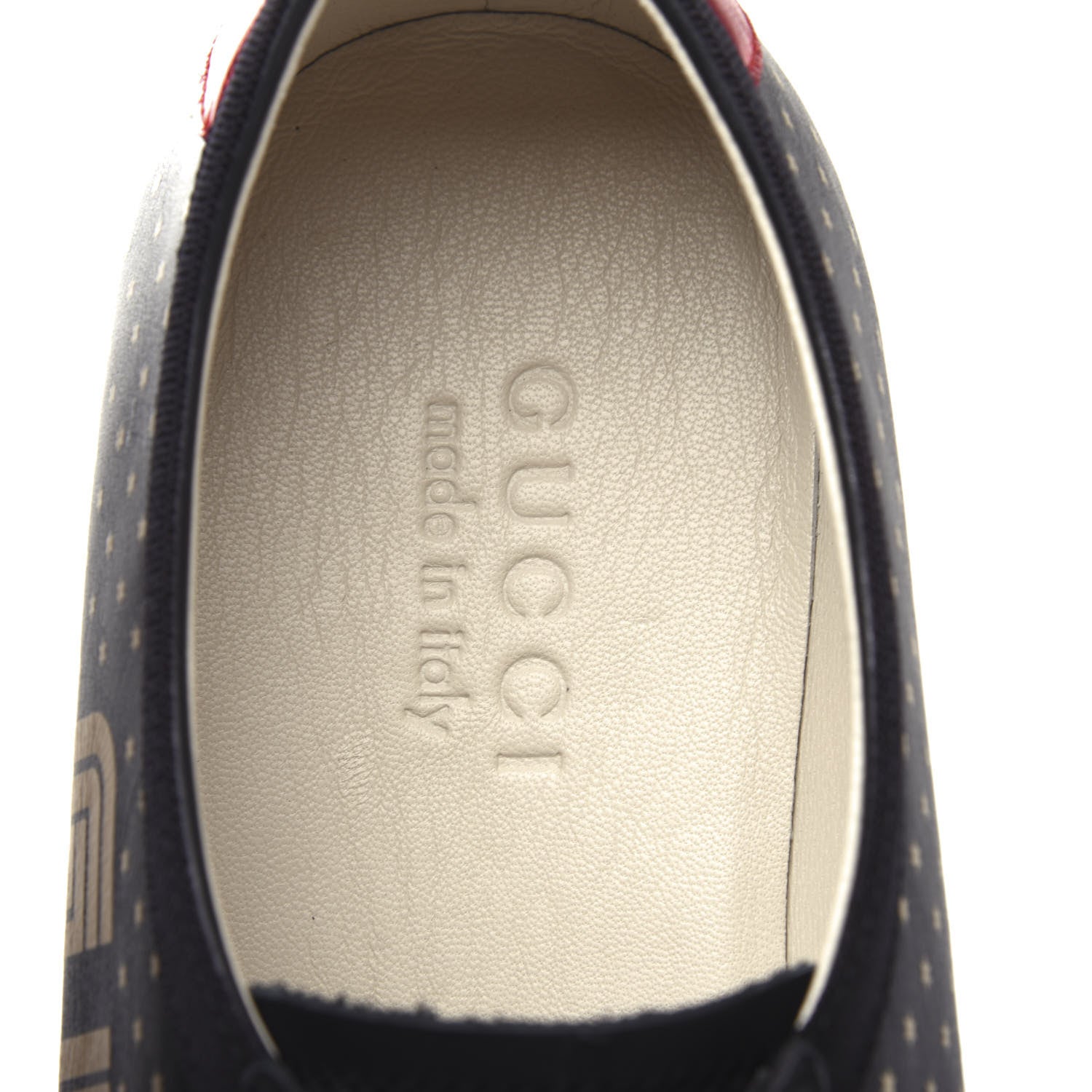 Gucci X SEGA Calfskin GUCCY Stars Mens Falacer Sneakers 7 Black 8 of 10