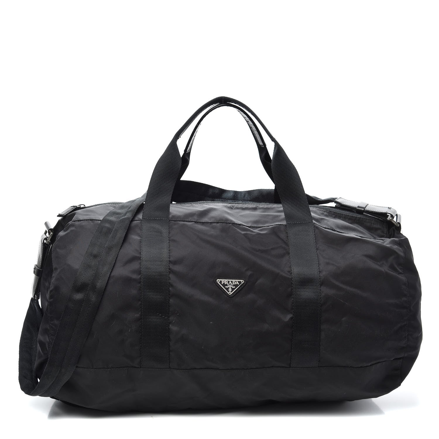 Prada Tessuto Nylon Duffle Black 1 of 10