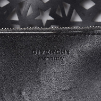 Givenchy Calfskin Lazer Cut Large Antigona Tote Black White 9 of 16