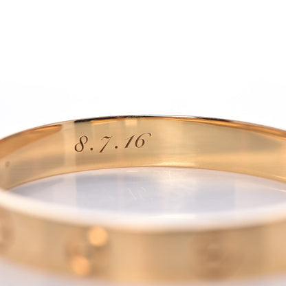 Cartier 18K Yellow Gold LOVE Cuff Bracelet 16 6 of 8