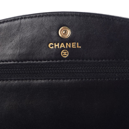 Chanel Caviar Timeless CC Wallet On Chain WOC Black 6 of 11