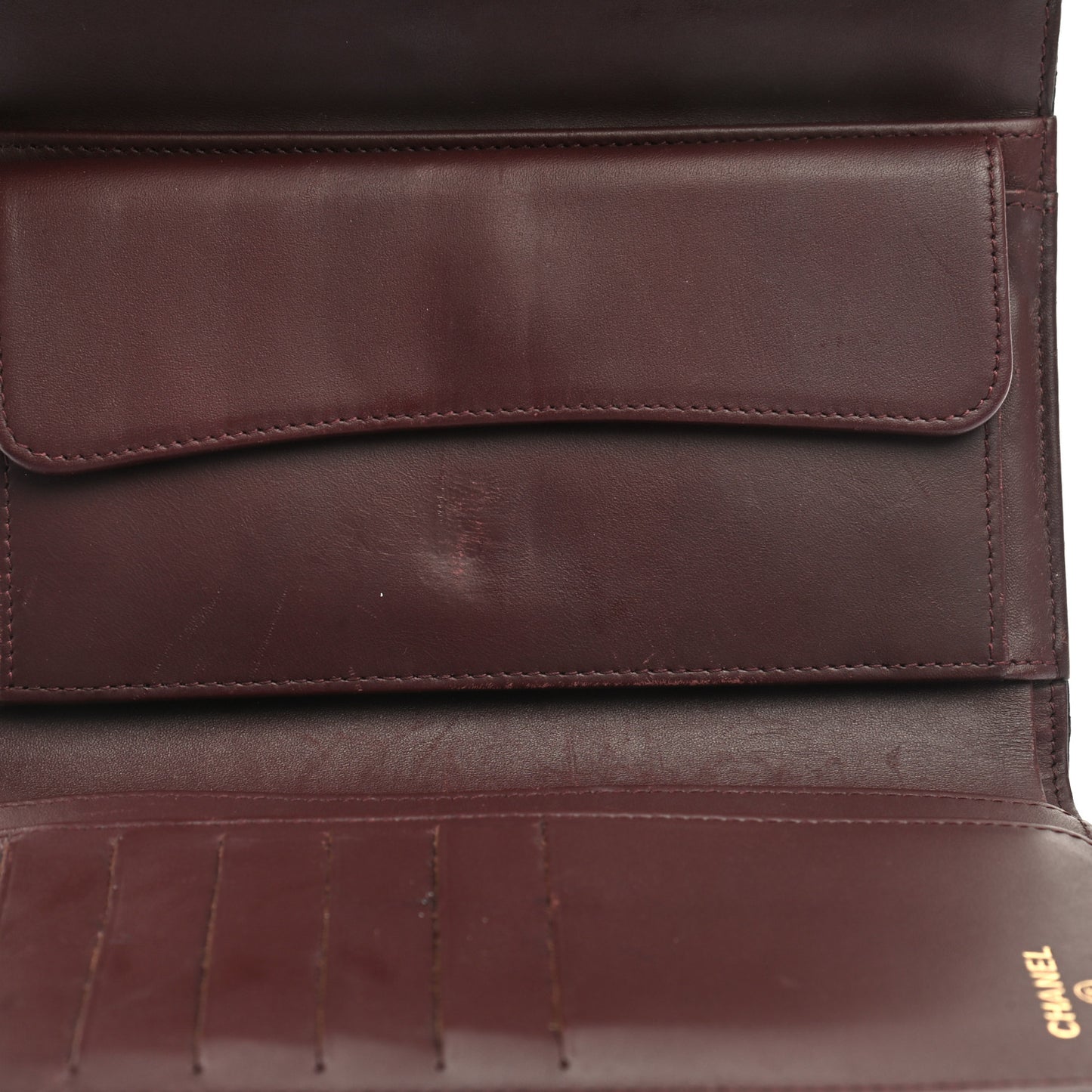Caviar Quilted Large Flap Wallet Black