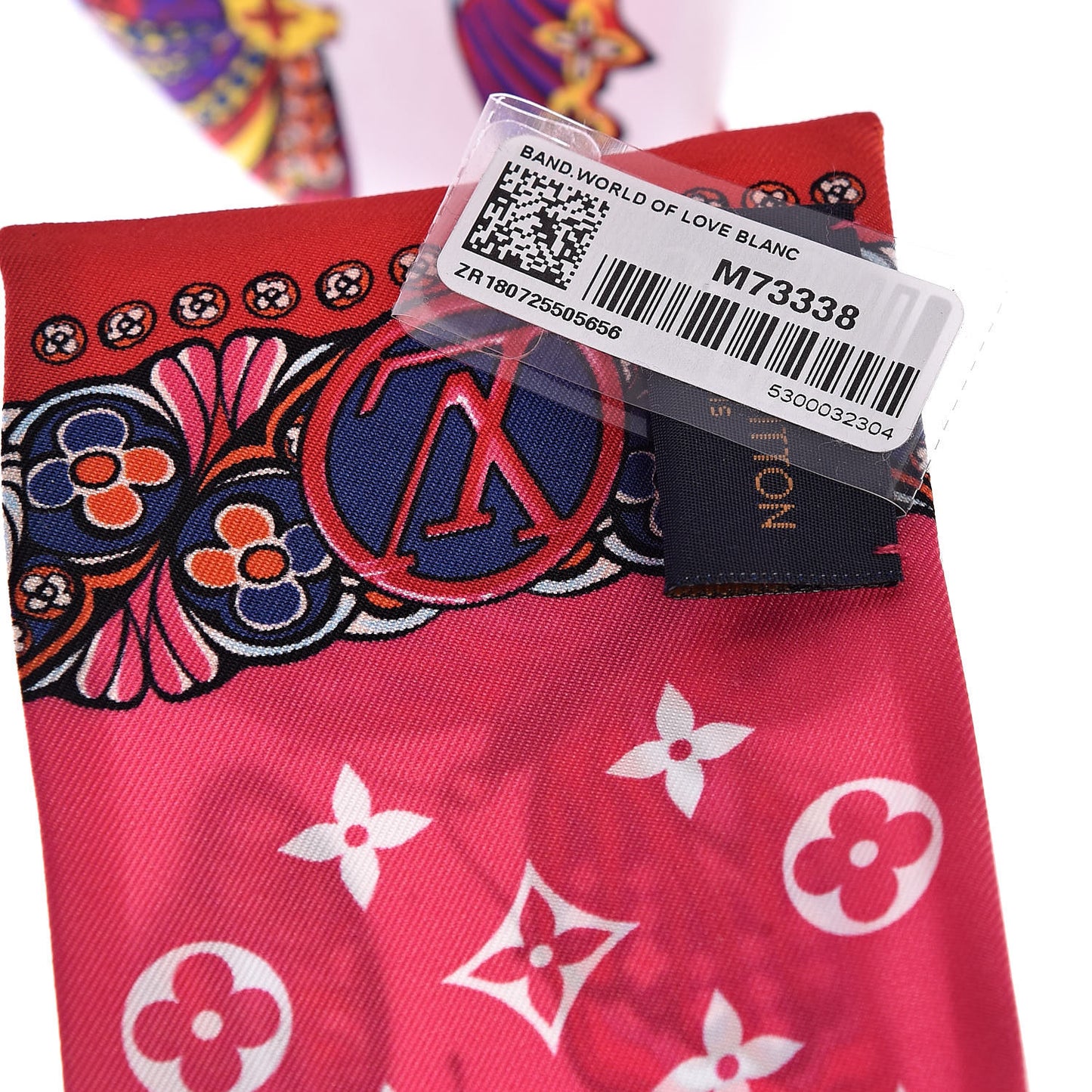 Silk Monogram World Of Love Bandeau White