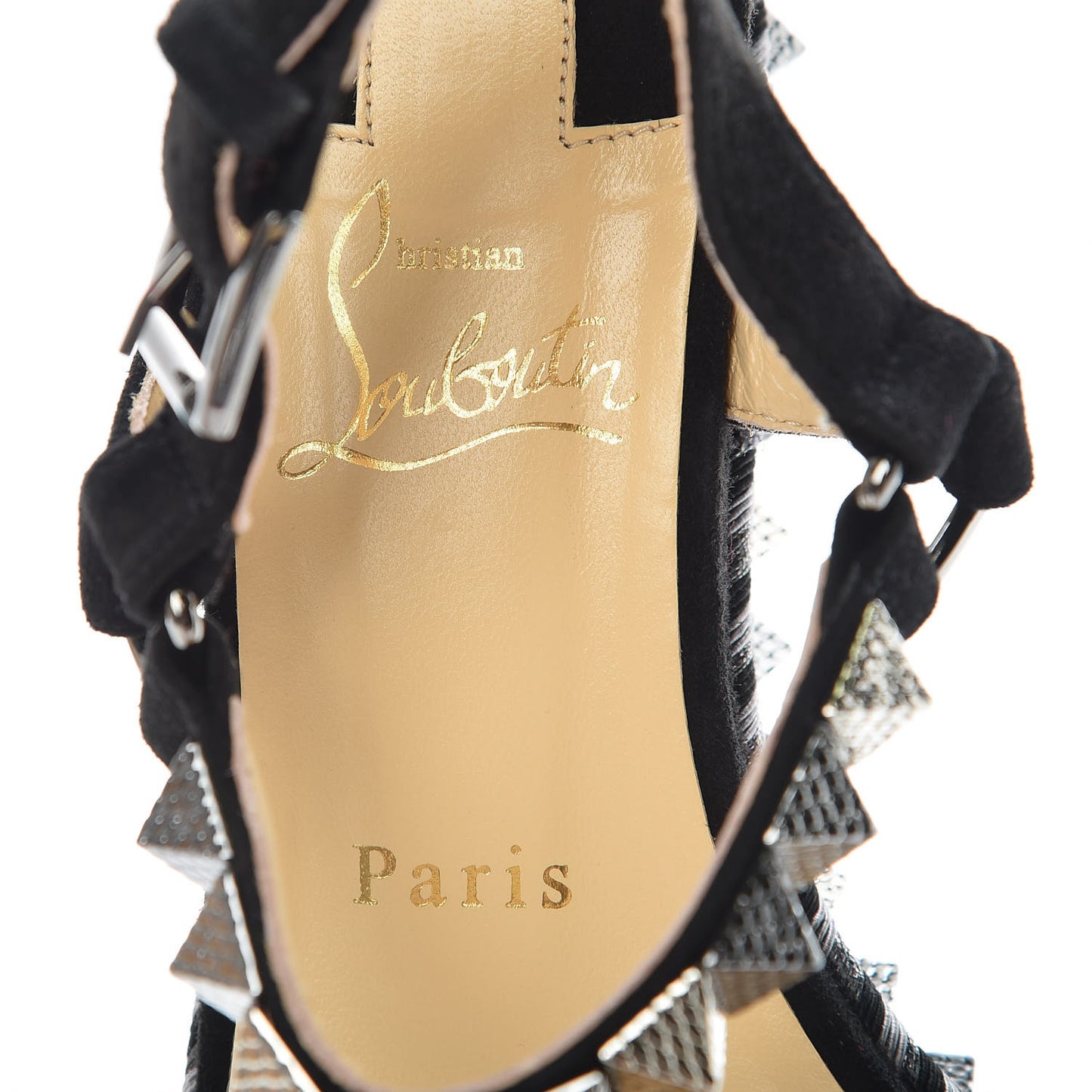 Veau Velours Specchio Vintage Pyraclou 60 Platform Sandals 37 Black