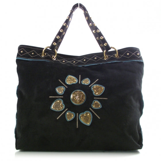 Suede Irina Tote Black