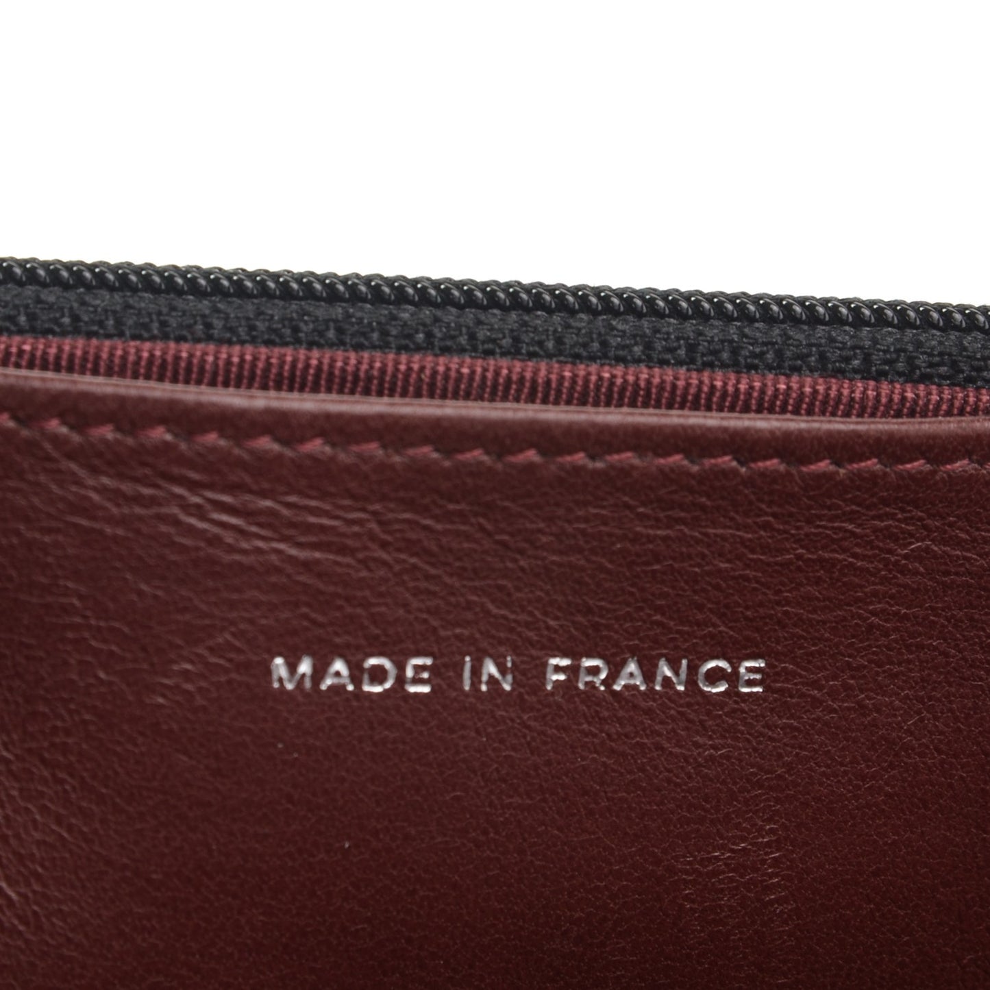 Lambskin Quilted Wallet On Chain WOC Black