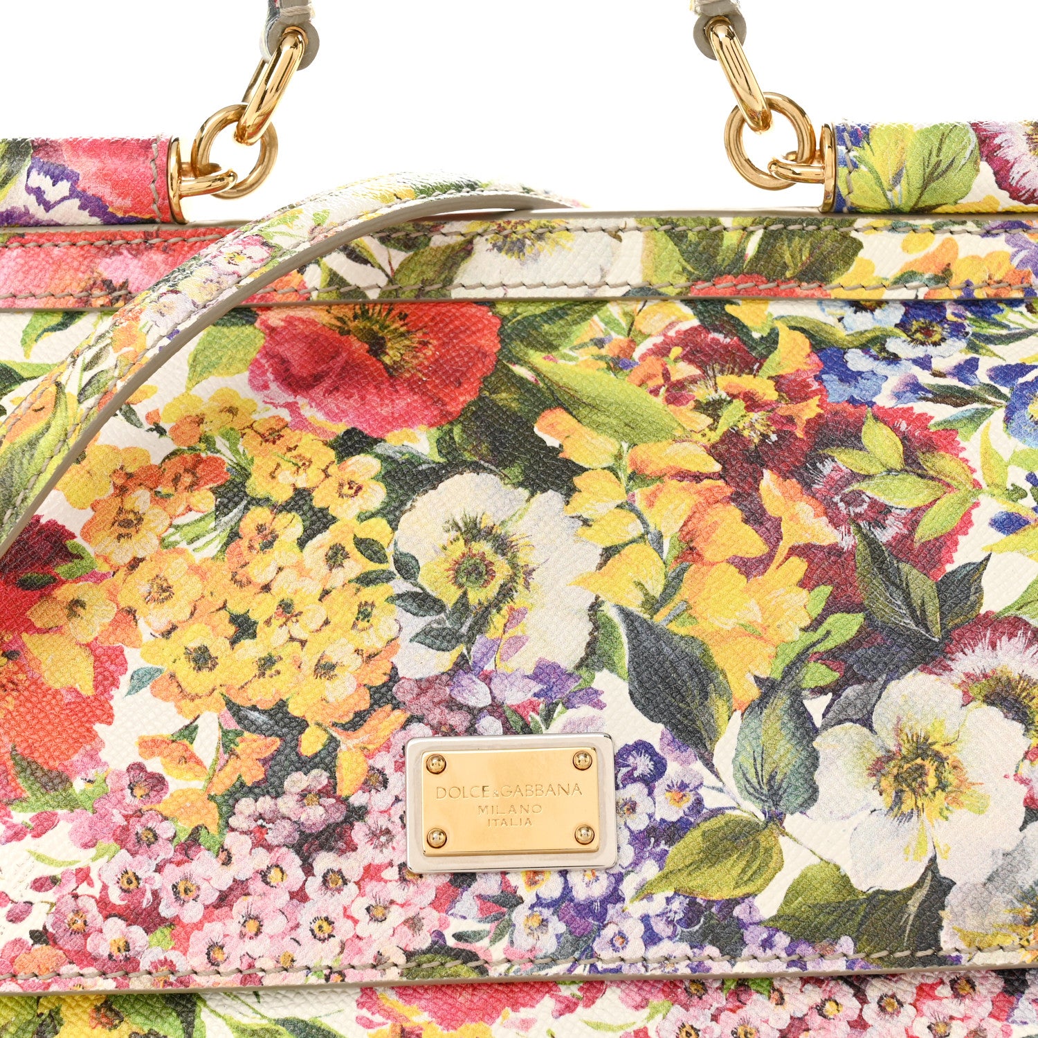 Dolce & Gabbana Dauphine Flower Print Medium Miss Sicily Satchel Multicolor 8 of 11