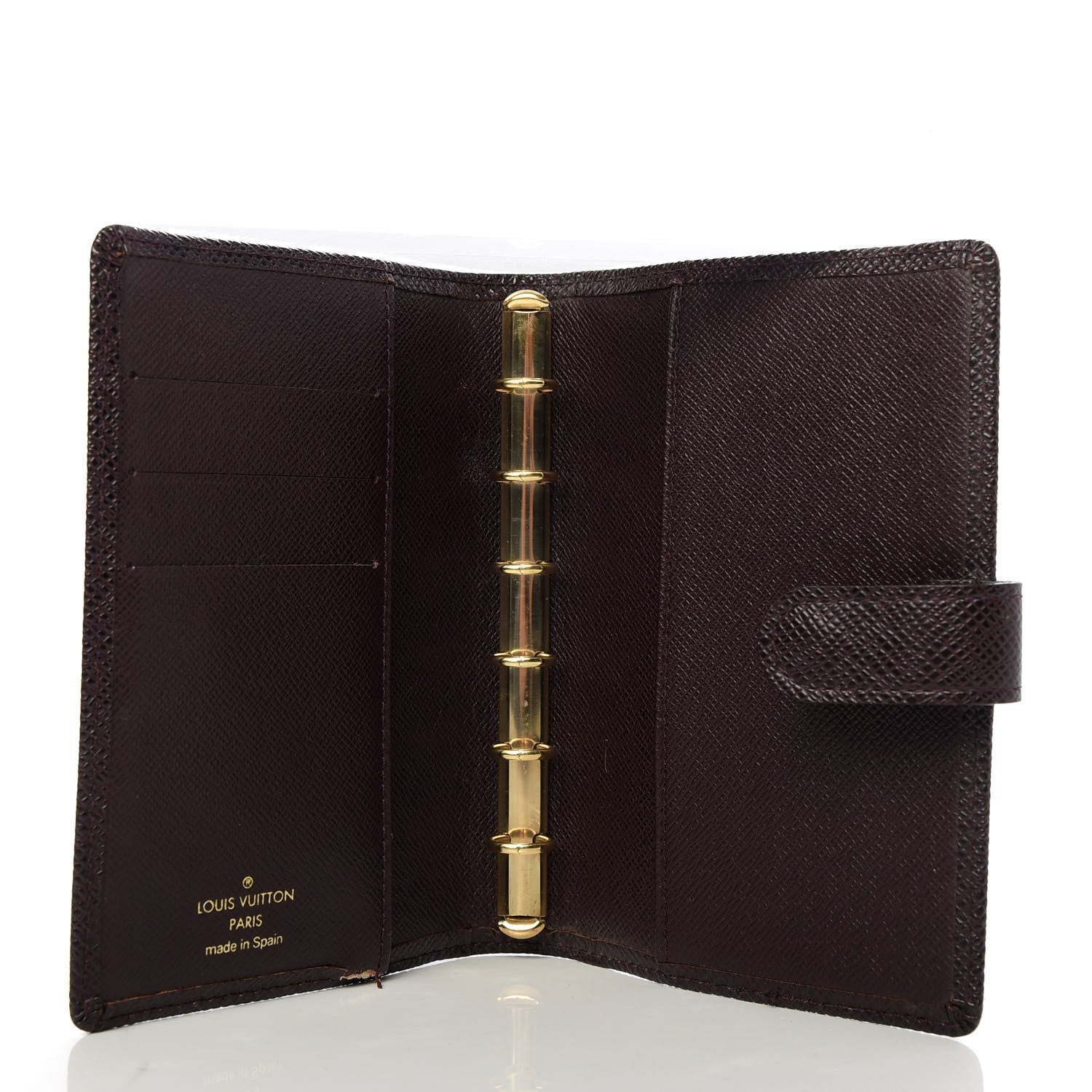 Louis Vuitton Taiga Small Ring Agenda Cover Acajou 5 of 7
