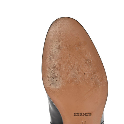 Hermes Calfskin Neo Low Boots 38 Black 7 of 12