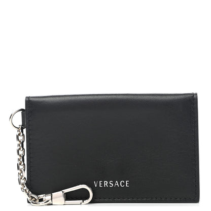 Versace Nappa Key Pouch Black 1 of 7